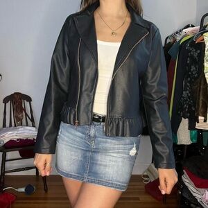 Limited Too Faux Leather Jacket